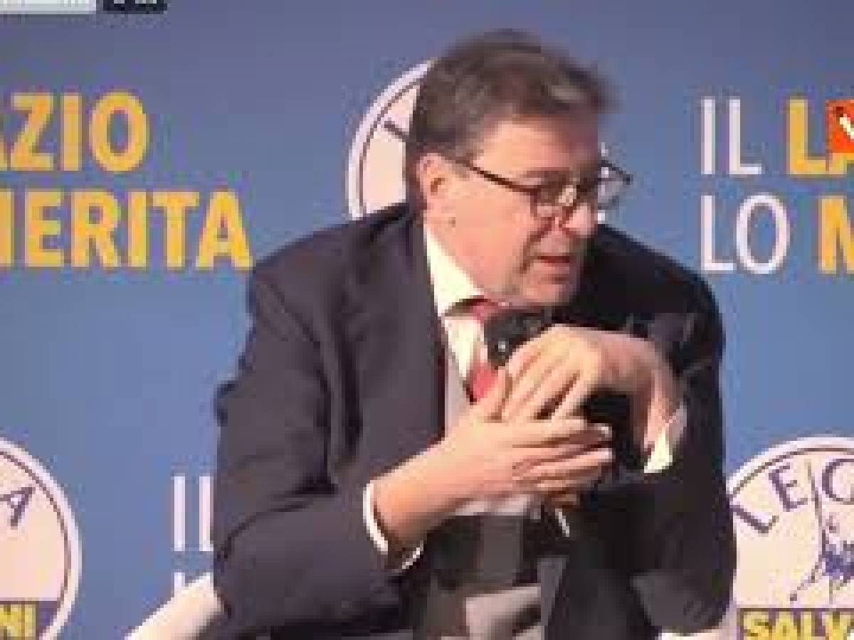 VIDEO: Giorgetti: “Evidente Che Il Canone Rai Dovrà Uscire Dalla ...