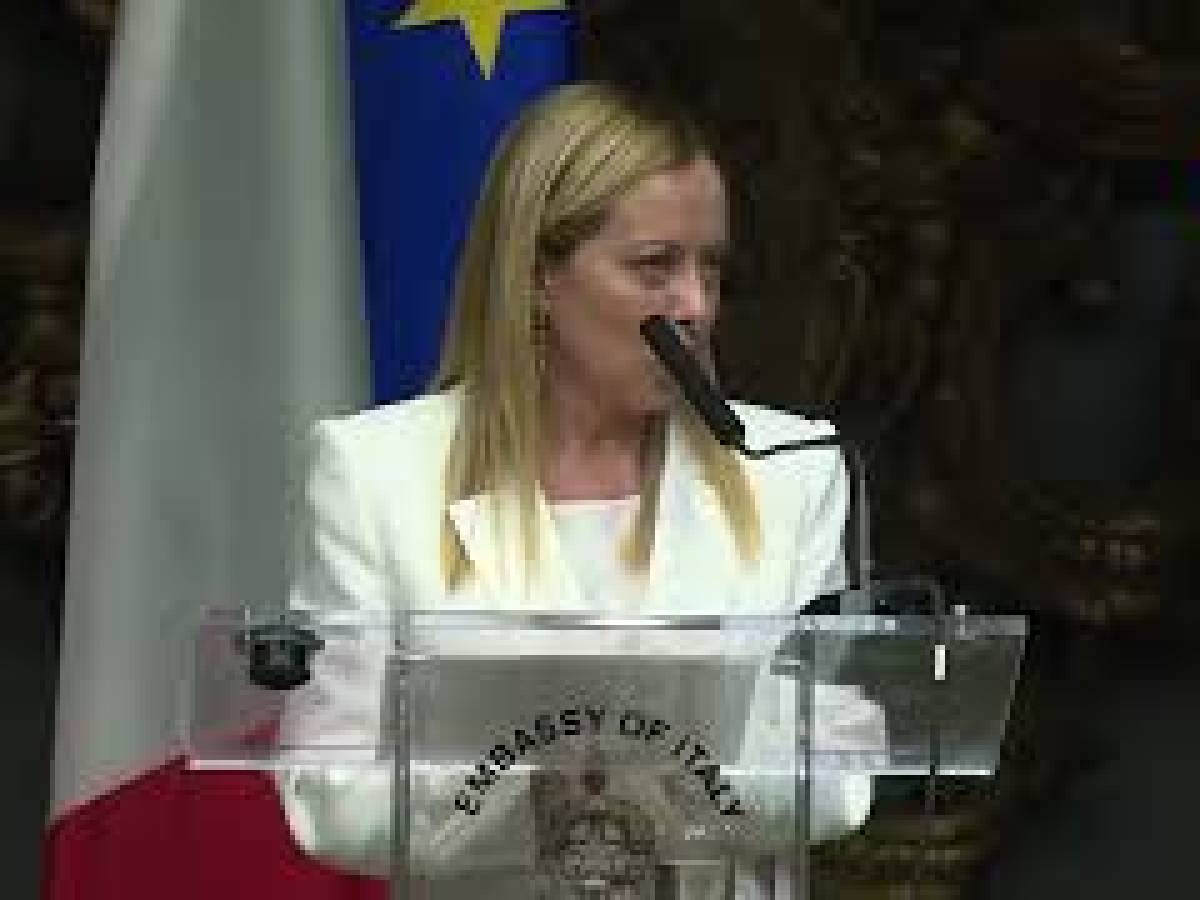 VIDEO Meloni "Io da underdog alla Casa Bianca? Non mi sento come