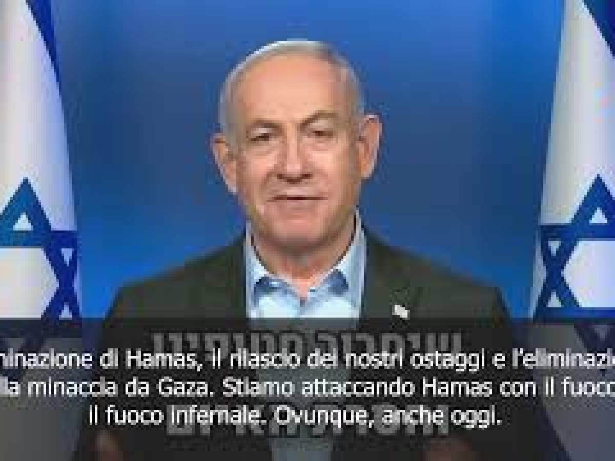 VIDEO: Netanyahu: Continuiamo La Guerra Fino Alla Fine - Il Giornale