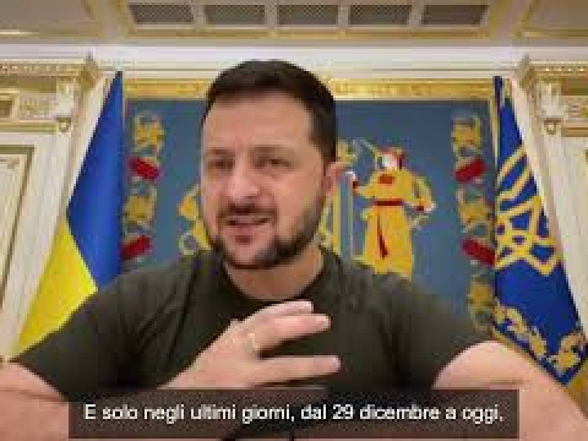 VIDEO: Zelensky: "Più Di 500 Missili E Droni In 5 Giorni Dalla Russia ...