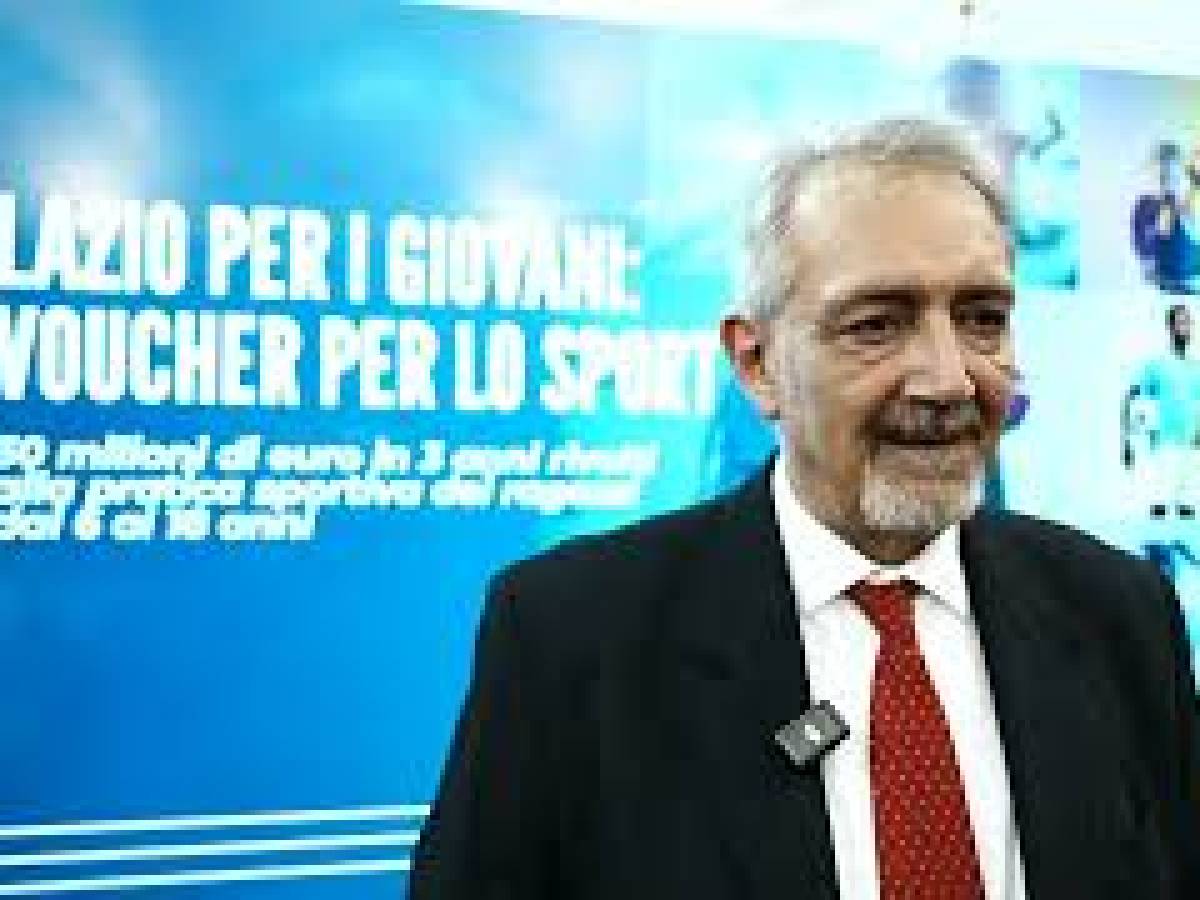 Lazio lancia Voucher per lo Sport, Rocca: 30 mln in tre anni per favorire attività dei ragazzi