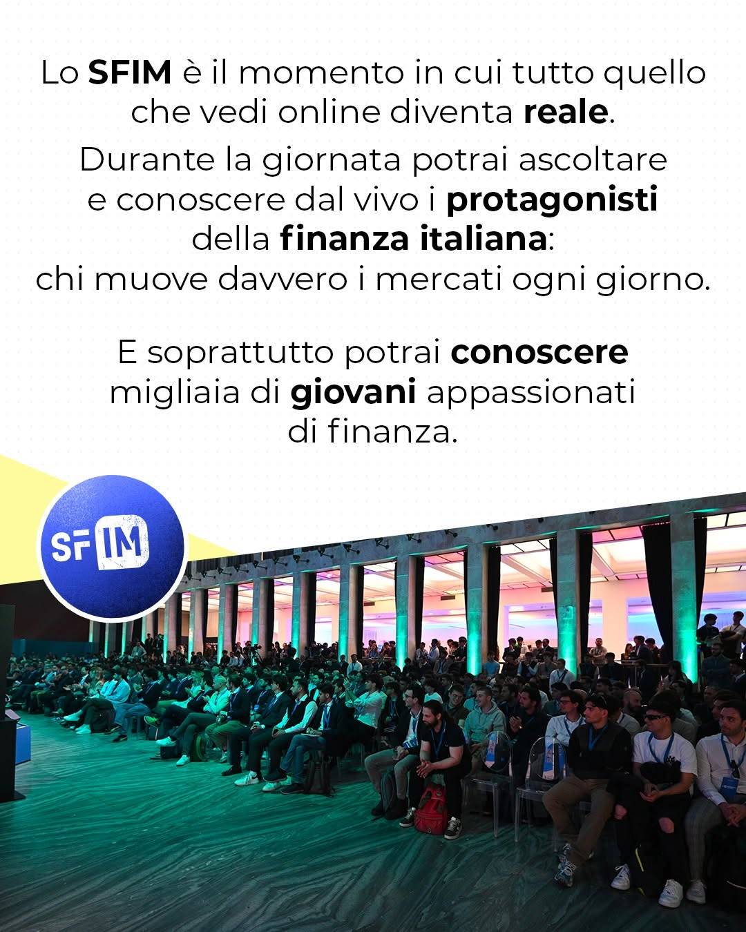 Il 12 giugno lo Starting Finance Investment Meetin