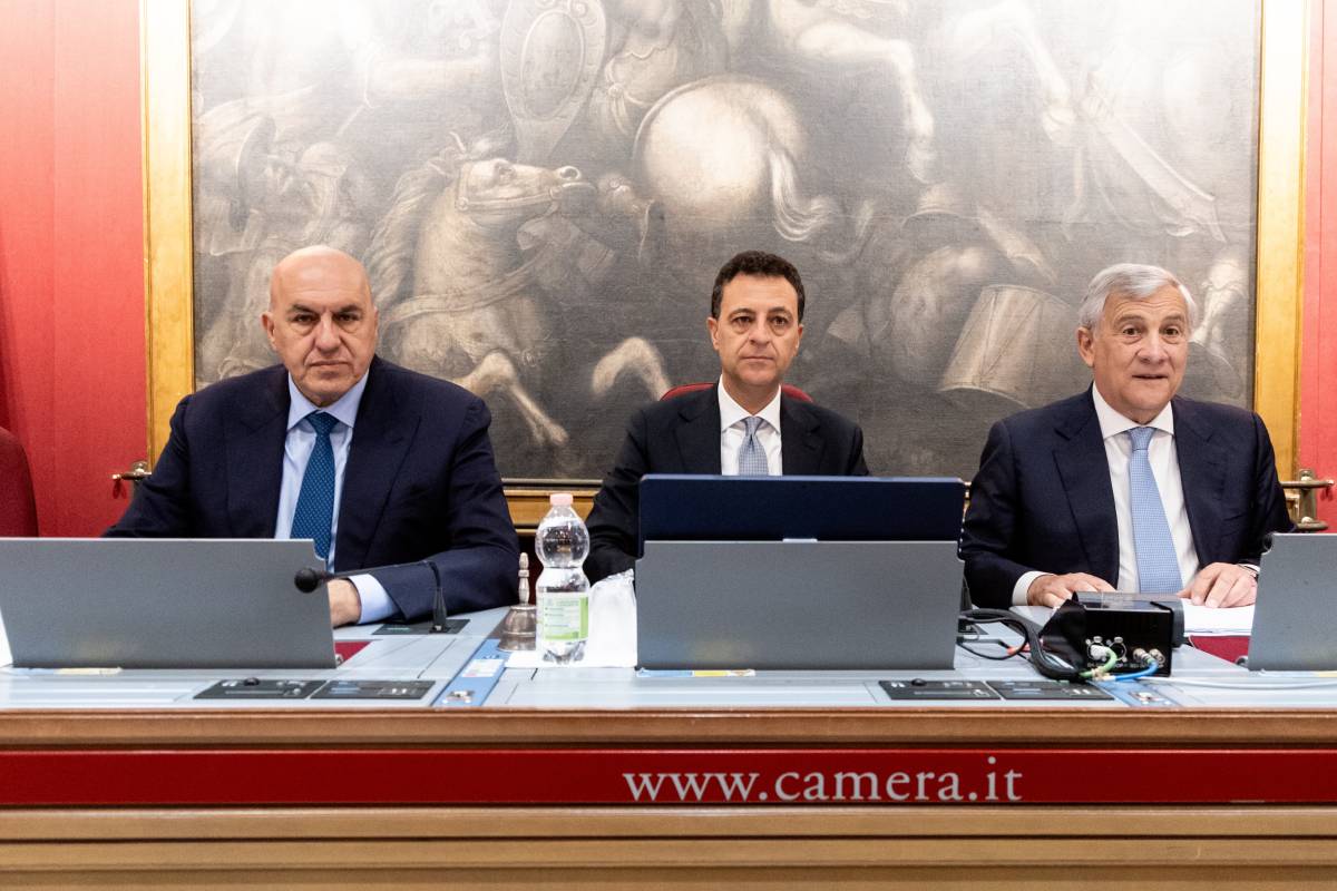 Tajani e Crosetto: 