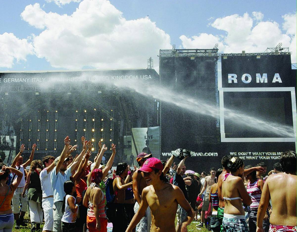 Live 8,  Circo Massimo in diretta con la storia