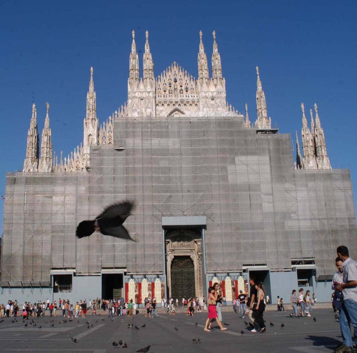 Il Duomo toglie i veli alle guglie