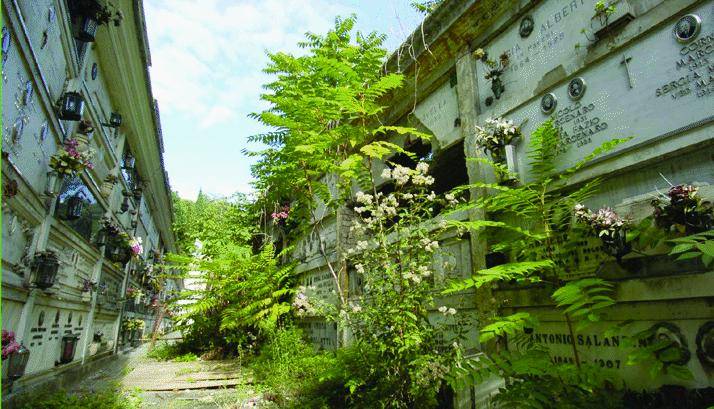Rischiano il crollo anche i muri dei nuovi cimiteri