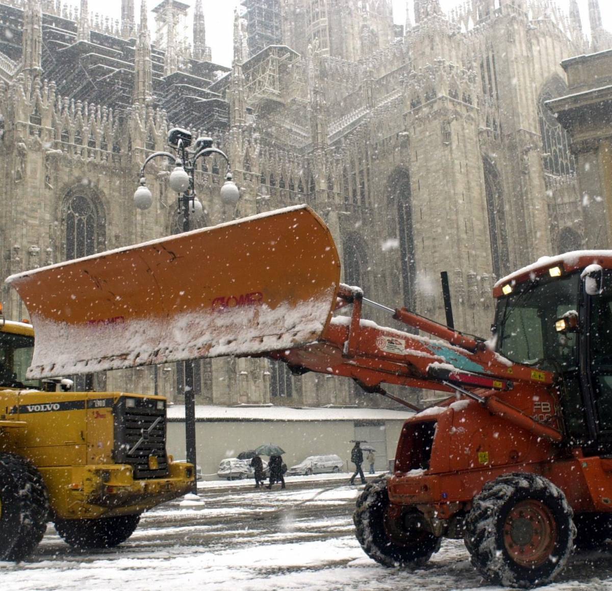 Rischio neve Allertati spargisale e spalatori