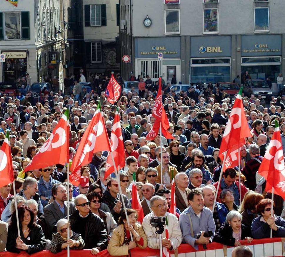 I sindacati contro la sinistra