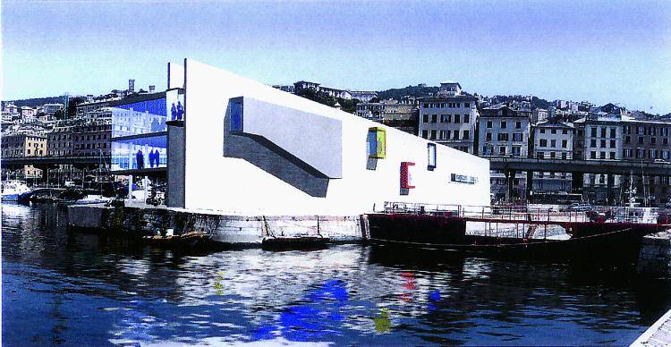 Arriva «Bacinetto» il muro che taglia Porto Antico in due