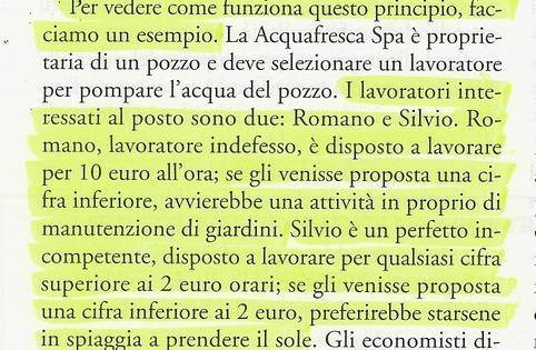 Se Romano è operoso e Silvio il fannullone