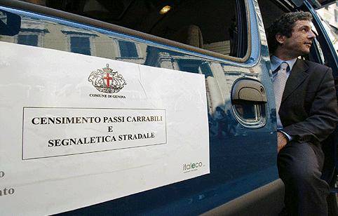 Balzelli sui passi carrabili