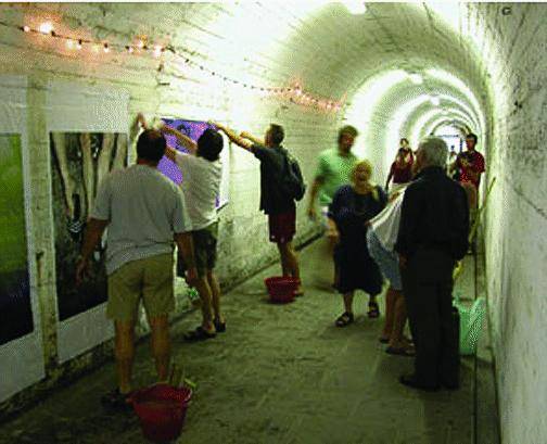 «Artesotterranea» nel tunnel di Manarola