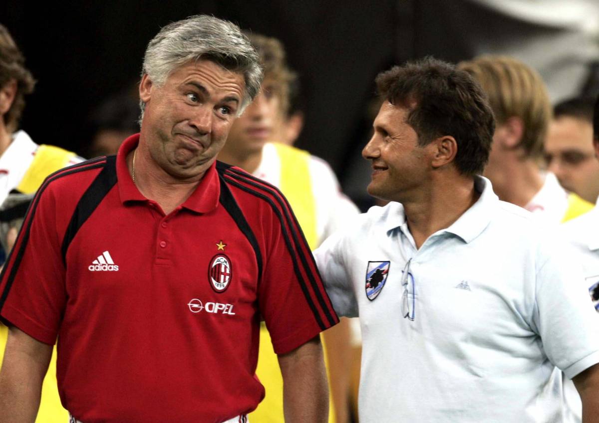 In Sampdoria-Milan si sfidano i «longevi» Novellino e Ancelotti