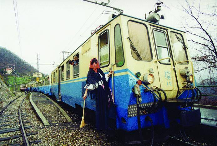 Befana Express sul trenino di Casella