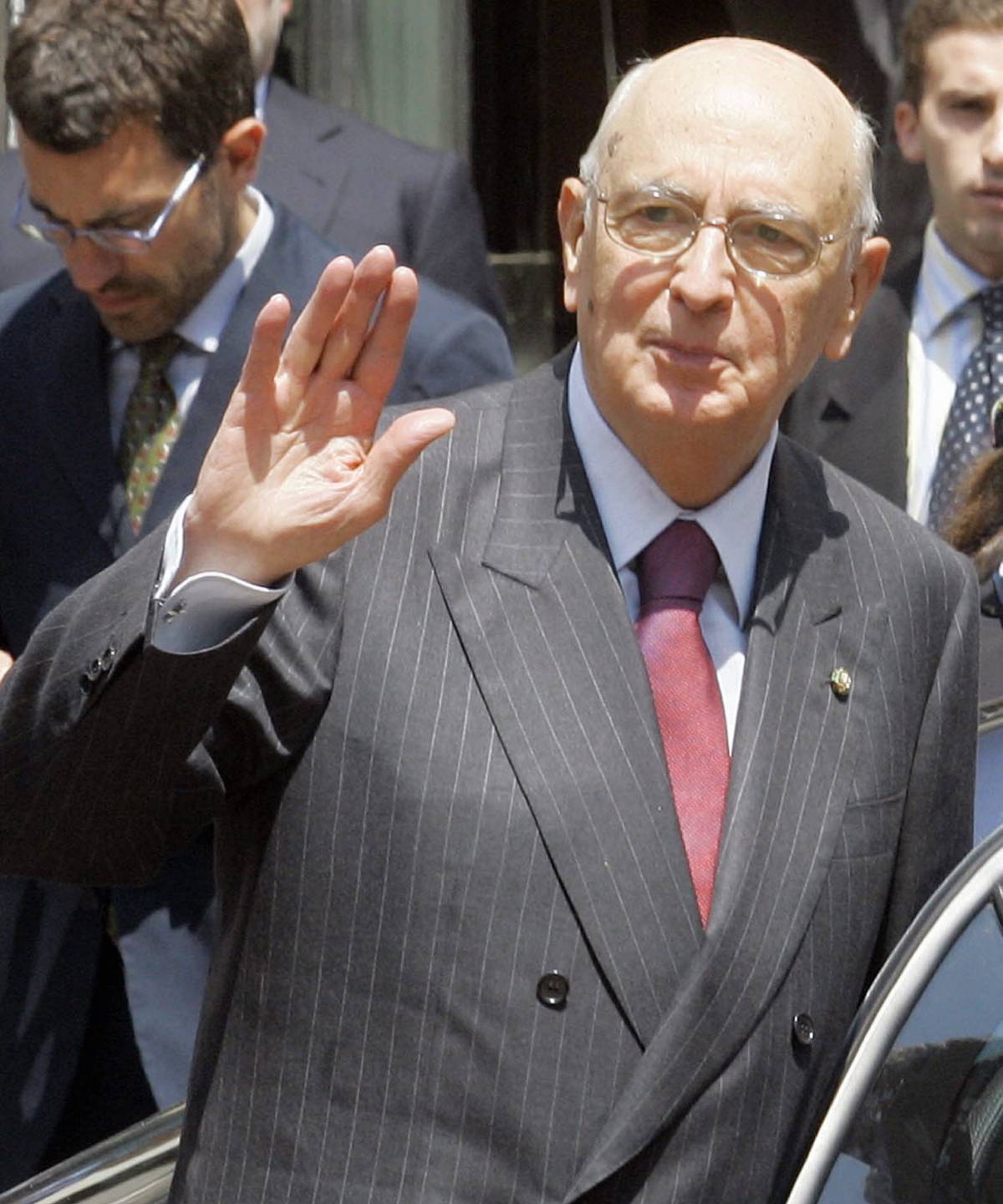 Napolitano fa festa con l'Italia: 
"I politici imparino dallo sport"