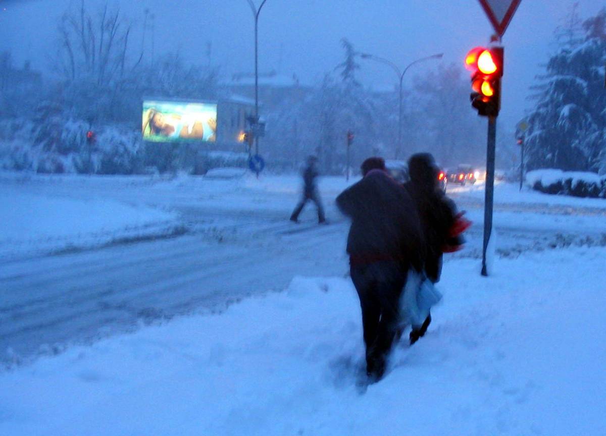 Arriva la neve, è allarme maltempo