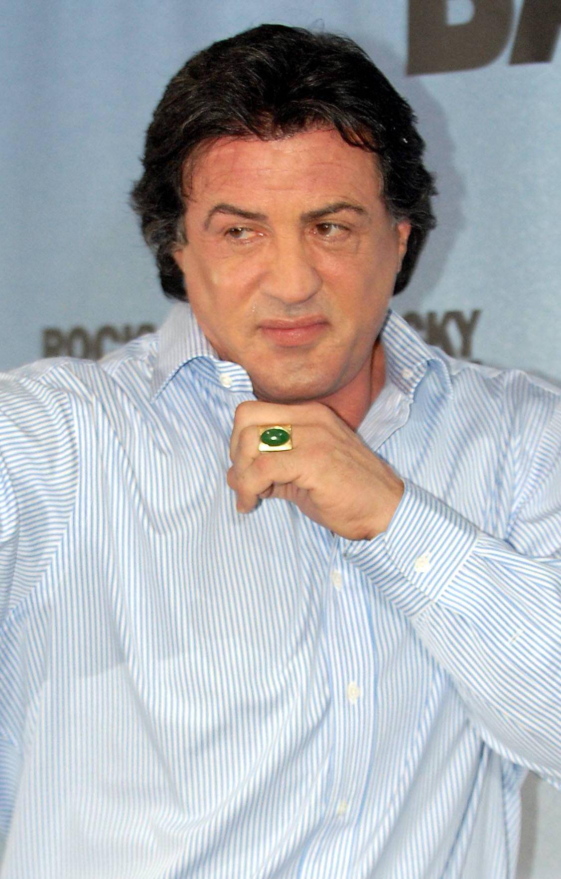 Stallone pugile invecchiato è da museo delle cere