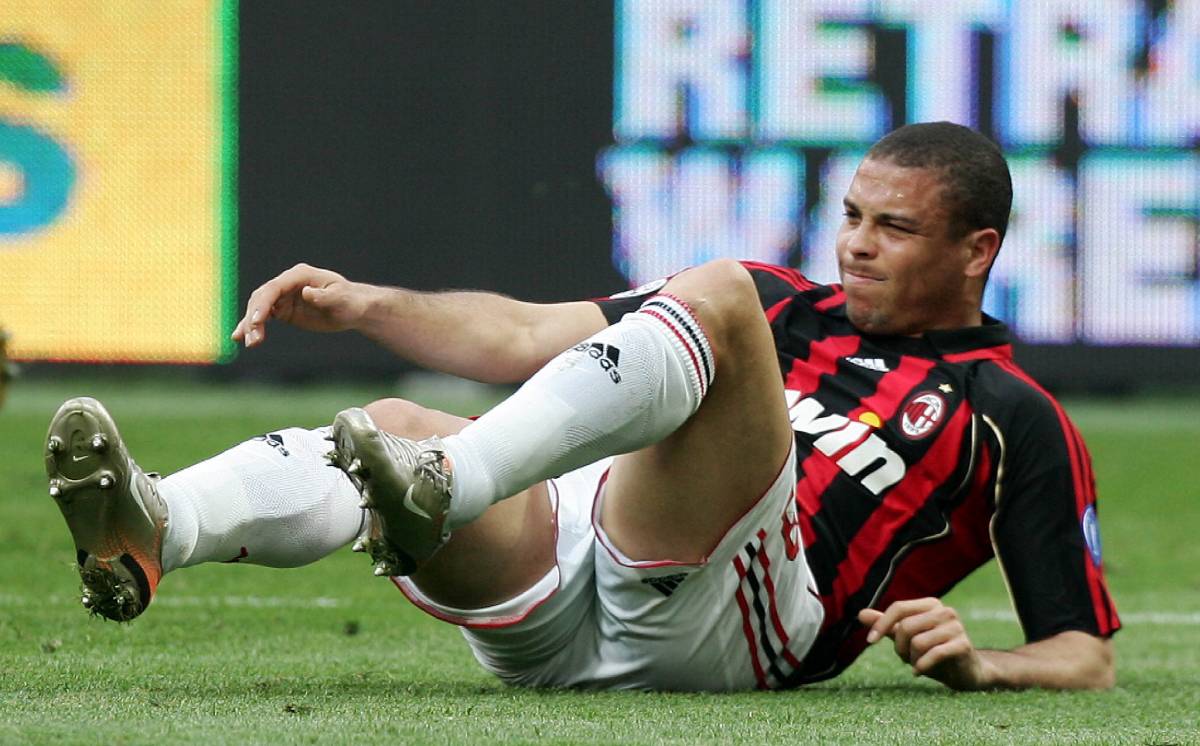 Ronaldo, Gattuso, Gilardino, AC Milan v Empoli