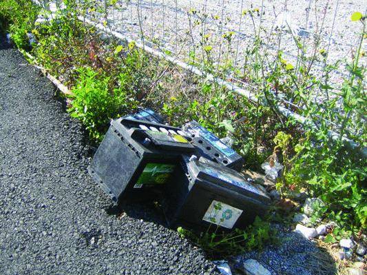 Il cimitero delle batterie