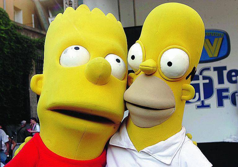 Promossi i Simpson:  diventano divi del cinema