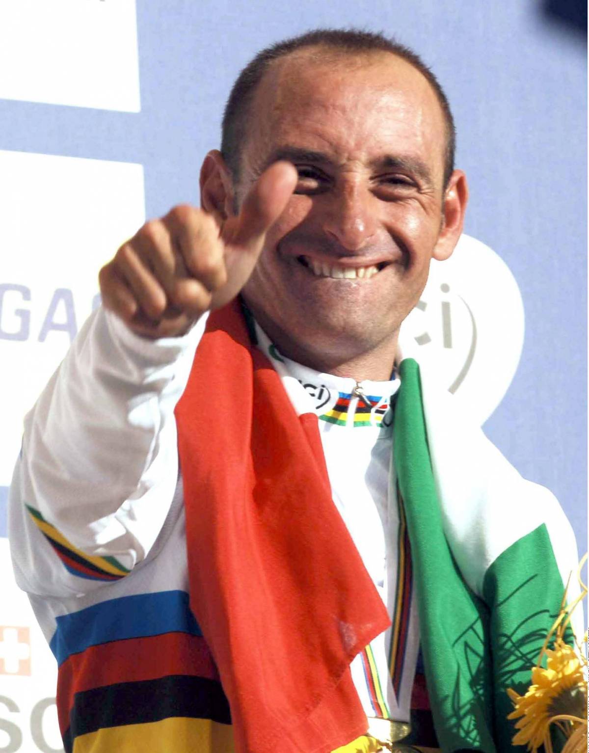 Una filigrana al supercampione Paolo Bettini