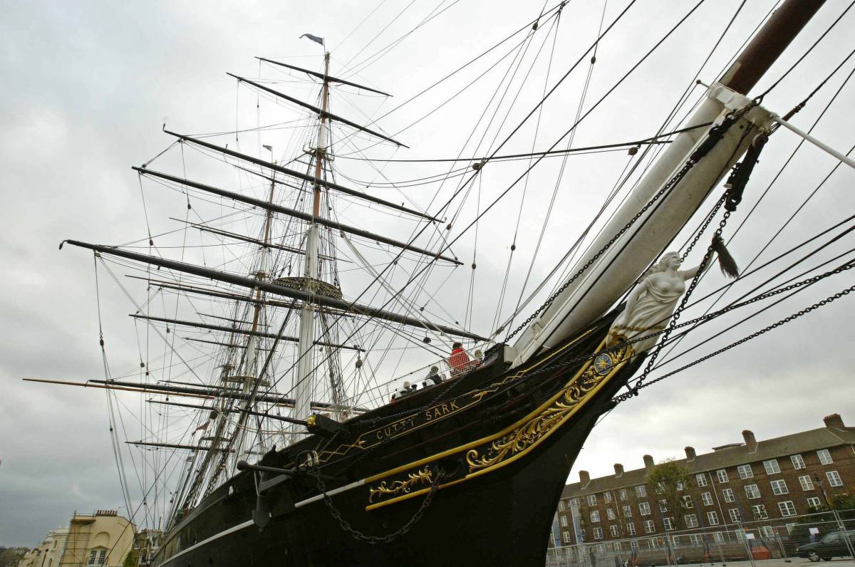 In fiamme il Cutty Sark, il clipper più vecchio del mondo