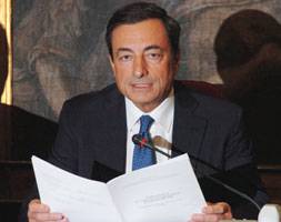 Draghi: "Tasse troppo alte. Urgente riforma delle pensioni". Almunia: "L'Italia si sbrighi"