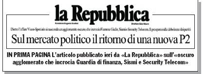 L'Unione nei guai riesuma la P2. Maroni: il vero problema è l'Unipol