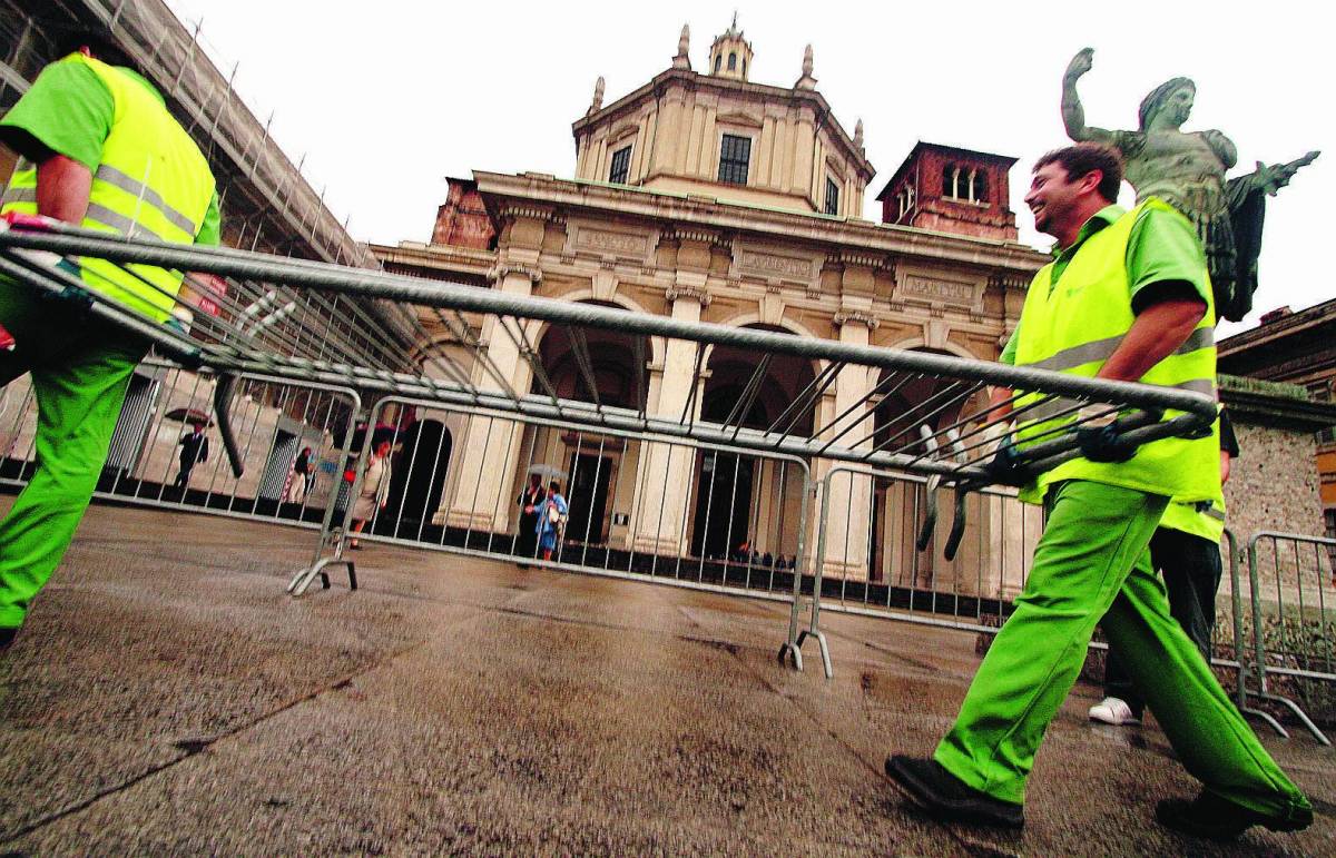 Fine del caos a S. Lorenzo: ecco le transenne