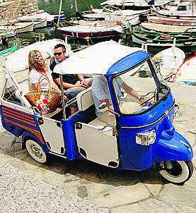 Con Ape Calessino sale a bordo la Dolce Vita