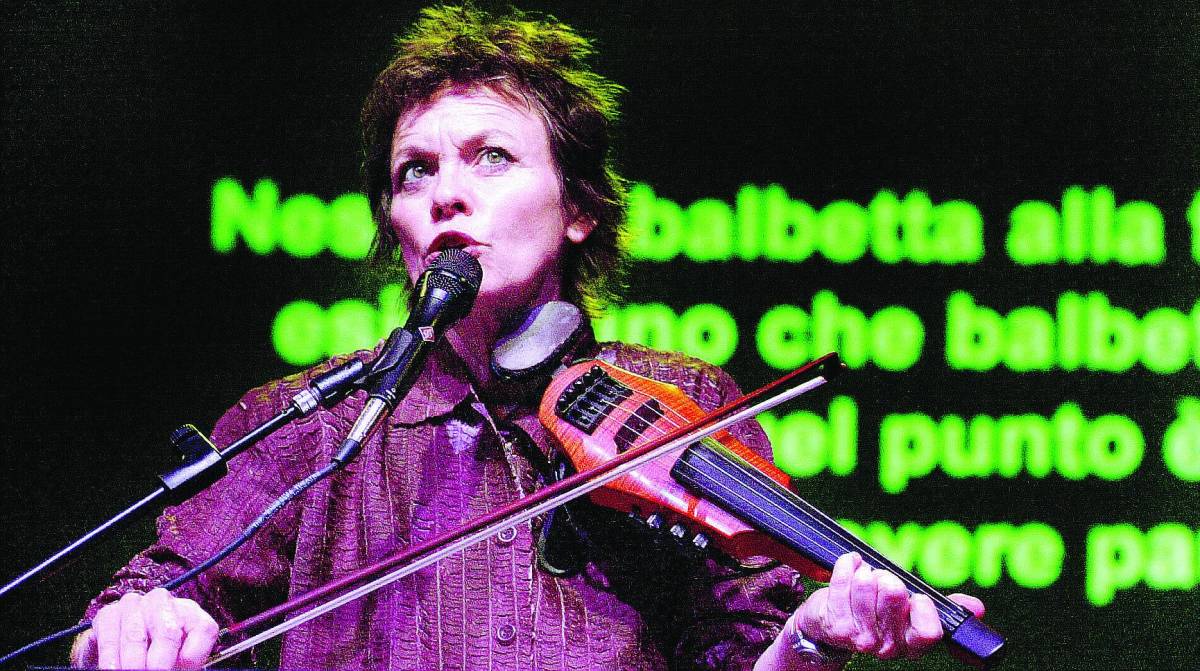 LAURIE ANDERSON «Il mio canto per svelare  i mali dell’America»