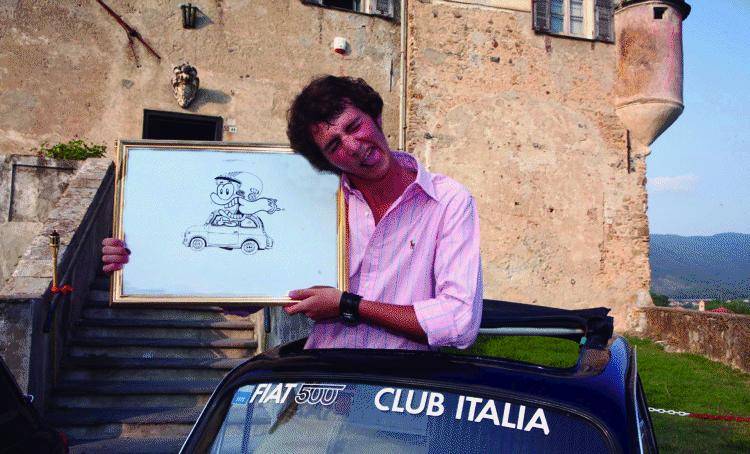 Vignettista a 16 anni sulle orme del nonno che creò la Batmobile