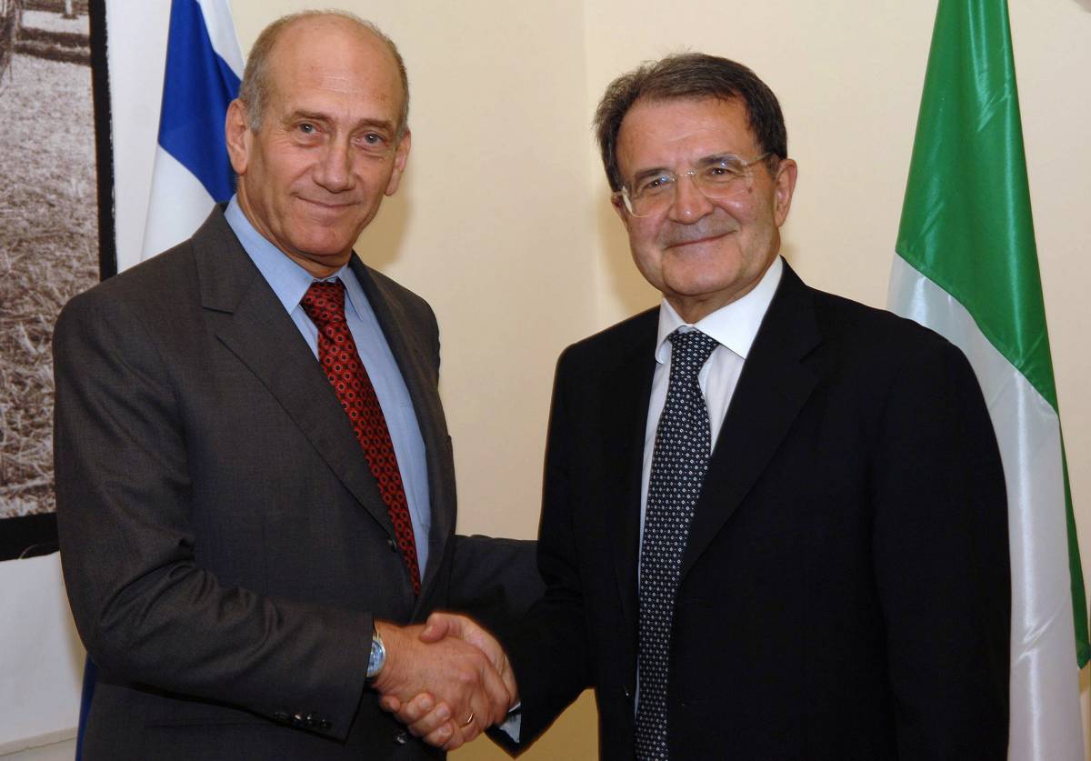 Prodi da Olmert: Israele ha diritto alla pace