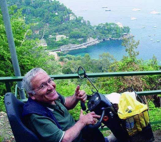 Gite al fresco per gli anziani e i disabili