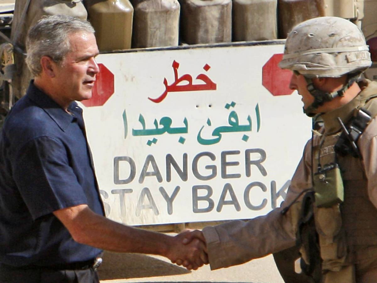 Bush visita a sorpresa in Iraq