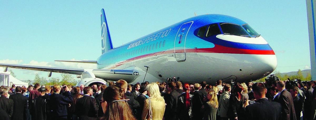 Battesimo a terra per il nuovo superjet italo-russo