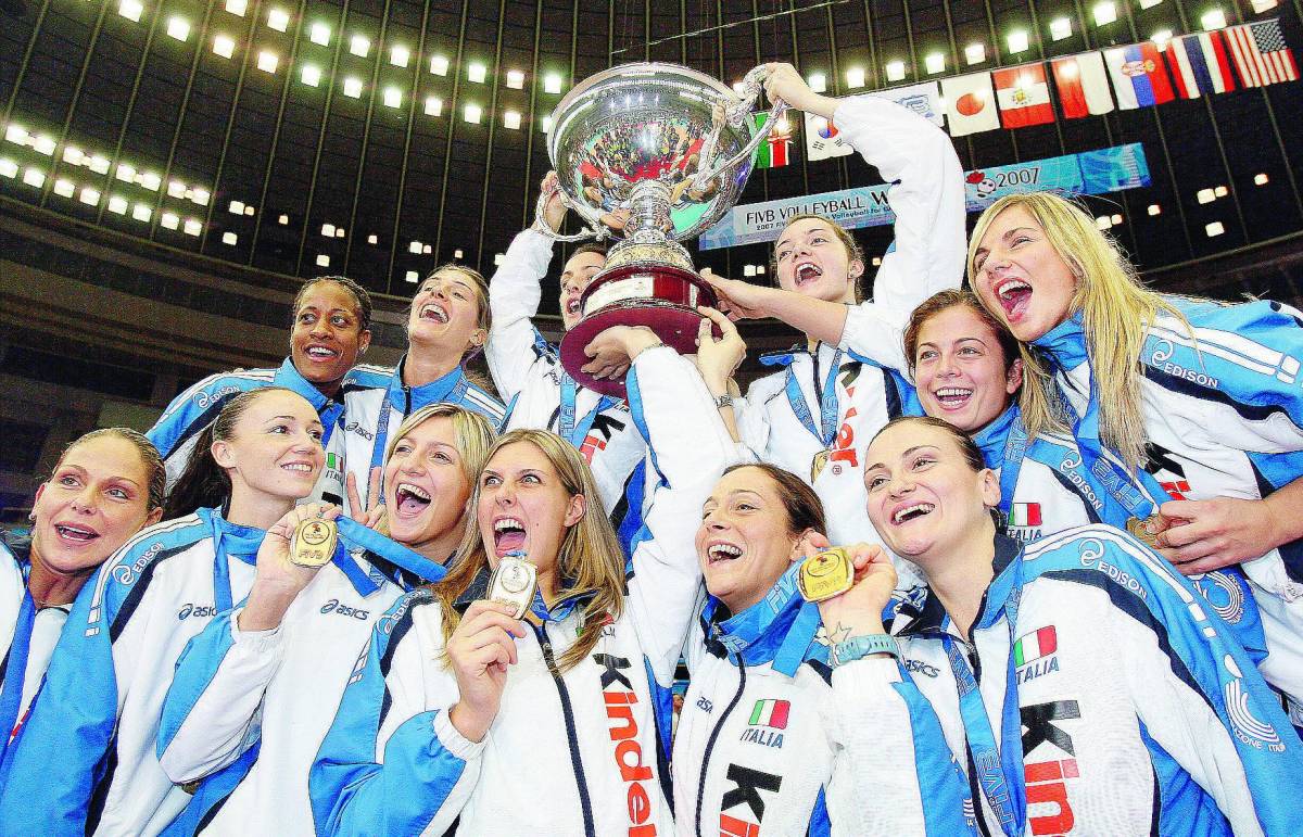 L’Italvolley rosa sul tetto del mondo