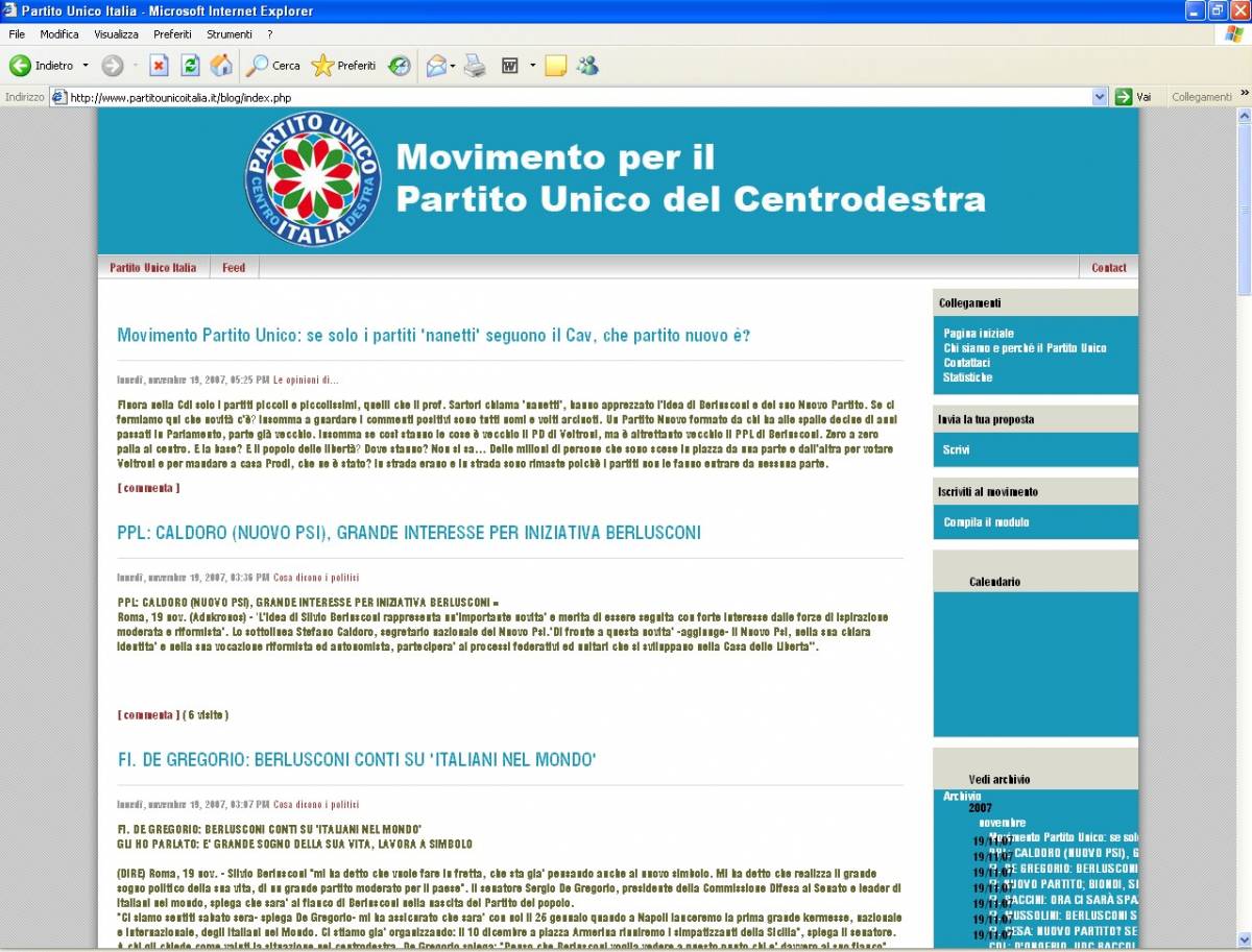 Partito unico: il confronto si infiamma anche sul web