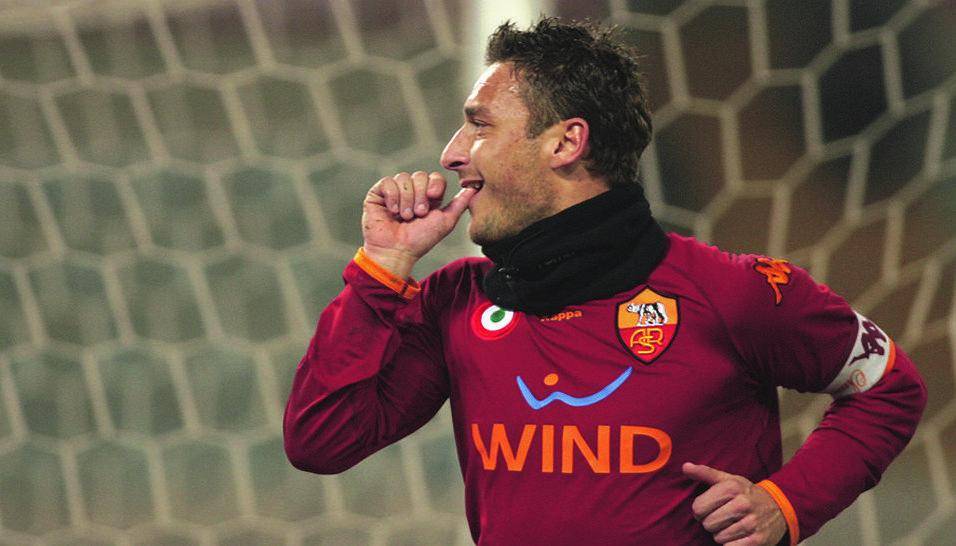 La Roma ritrova Totti e il sorriso