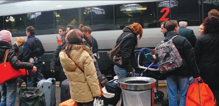 Ho viaggiato su un carro bestiame.
Si chiama Eurostar e costerà di più 