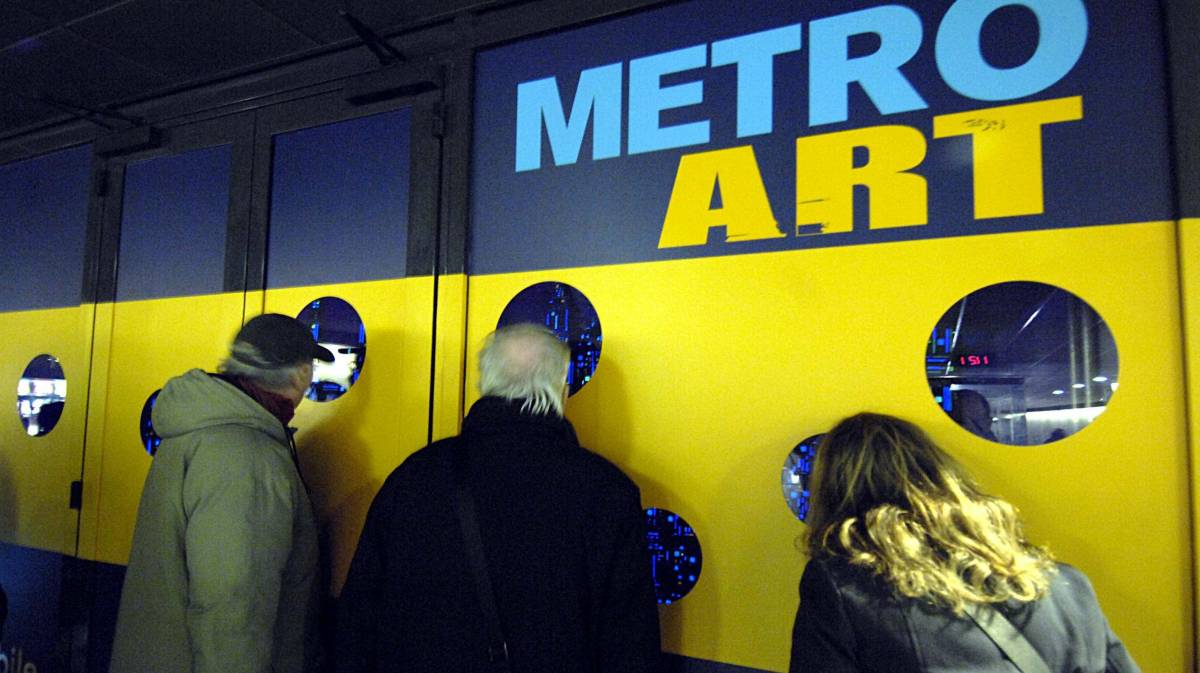 La metropolitana sceglie l’arte