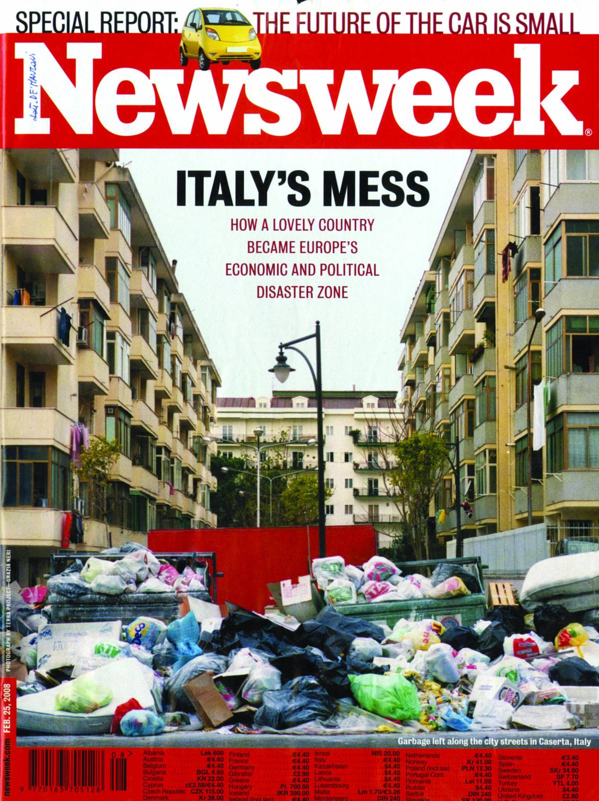 La benzina schizza a 1,4 euro al litro Il governo: tutto ok  «Newsweek»: l’Italia è nel caos