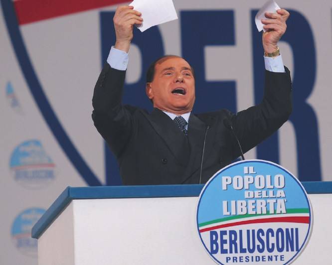 Berlusconi straccia il Pd di Veltroni