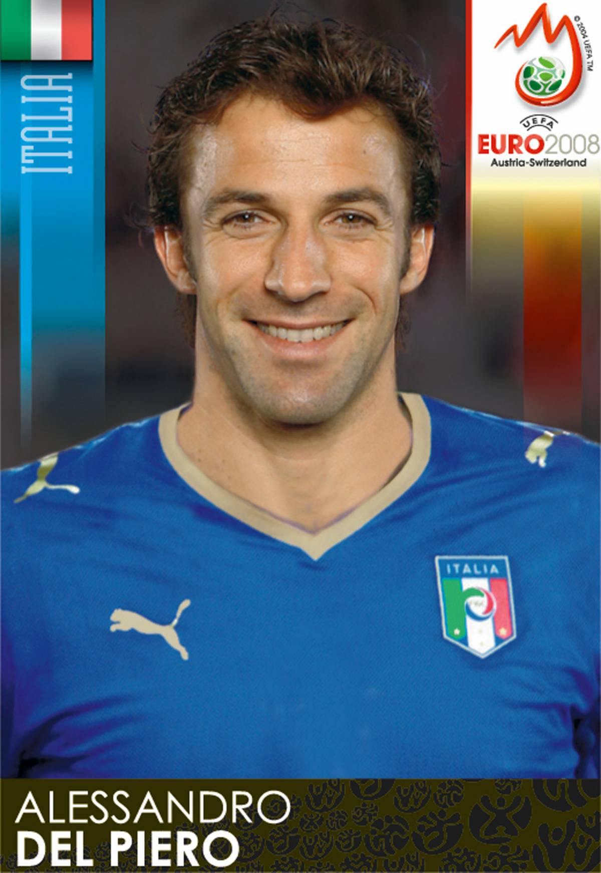 Europei, nelle figurine c'è Del Piero. Cassano no