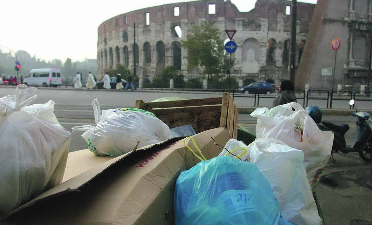 Lazio, più rifiuti