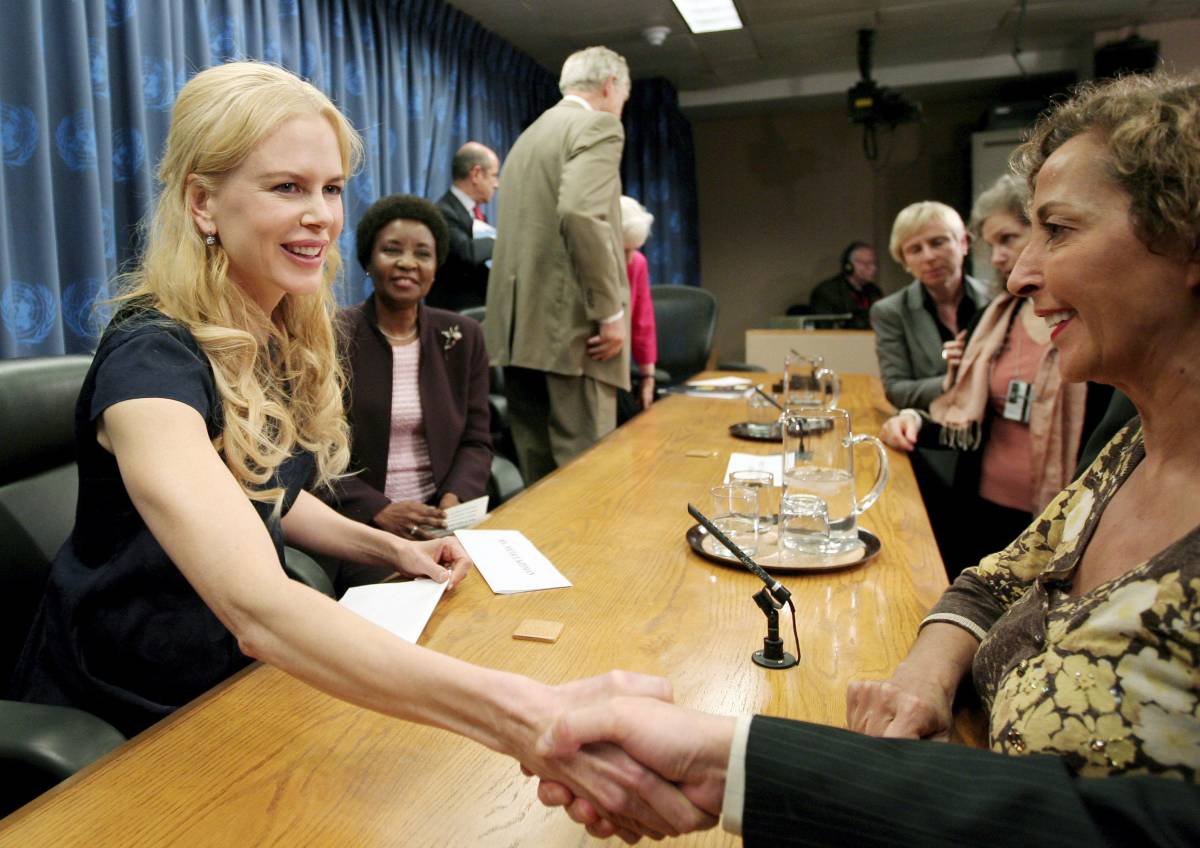 Nicole Kidman testimonial per l'Onu  
"Dite no alla violenza sulle donne"