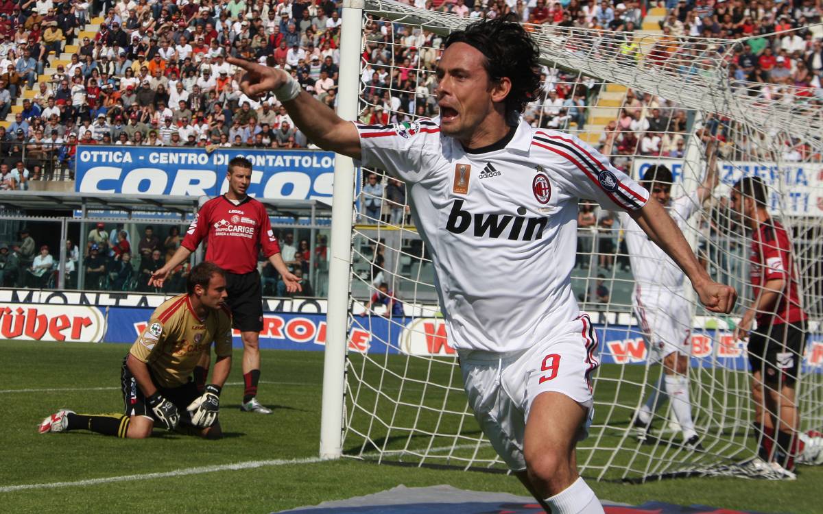 SuperPippo fa il Ronaldinho poi il Milan vince negli spogliatoi