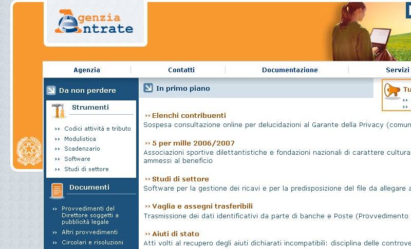 Redditi online, 
stop del Garante: 
"E 'illegittimo"