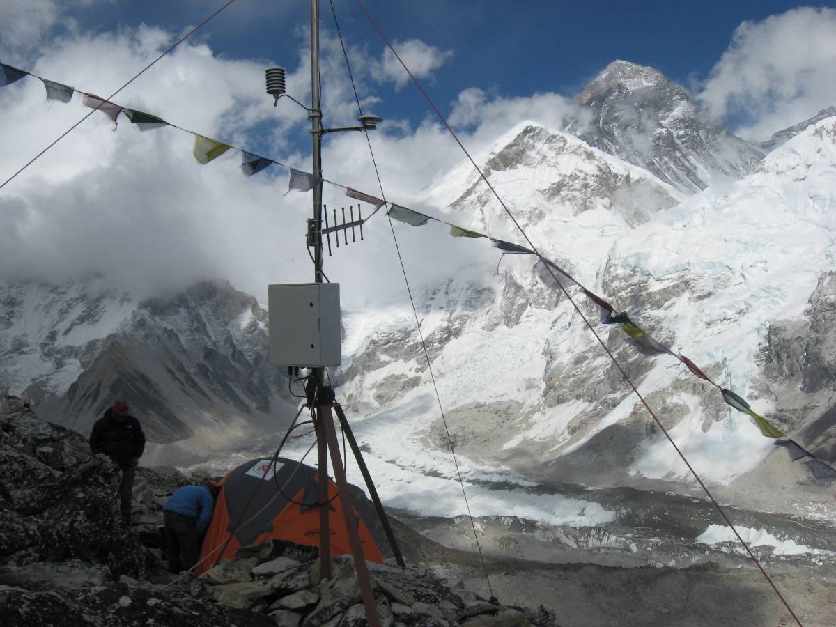 Everest, stazione meteo 
più alta è made in Italy