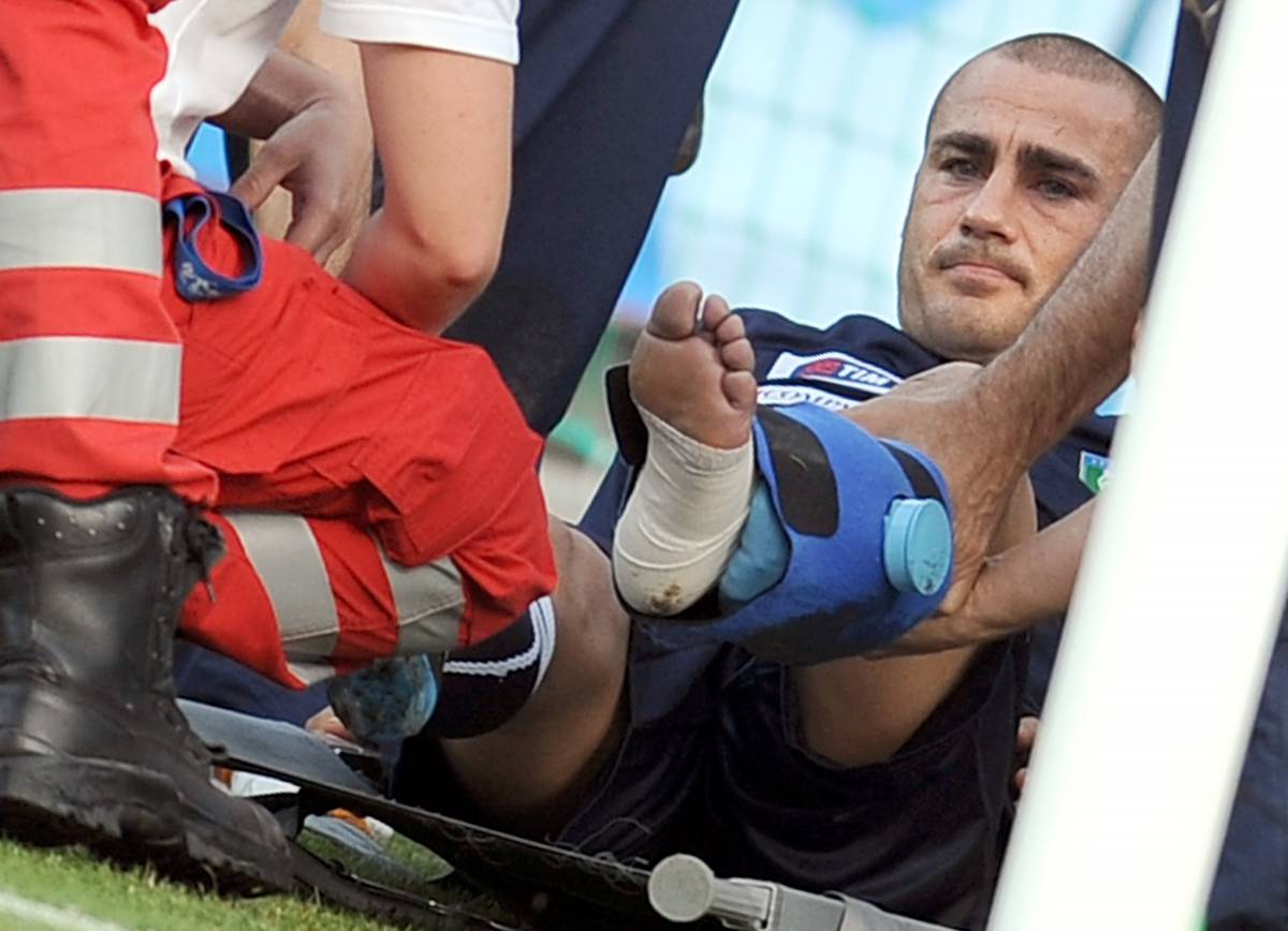 Cannavaro crac,  
l'Europeo è già finito